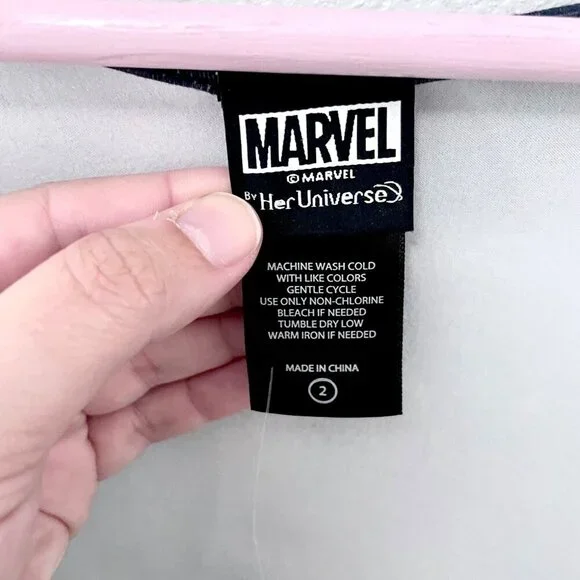 NWT Her Universe Marvel WandaVision Agatha Tie-Dye Dress Size 2X - Picture 3 of 6